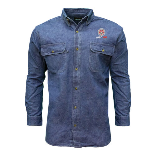 Premium Long Sleeve Denim Shirt Thumbnail